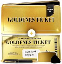 Das Goldene Ticket | Personalisierbarer Gutschein für besondere Anlässe