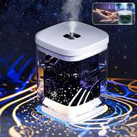 WishOf.Me - 1000ML Luftbefeuchter mit LED Sternenhimmel Projektor für dein Zuhause
