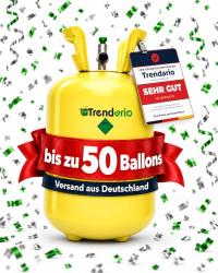 Ballongas Helium für bis zu 50 Luftballons - Perfekt für Feiern!