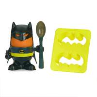 WishOf.Me - Batman Frühstücksset - Offiziell lizenziert für Superhelden-Fans