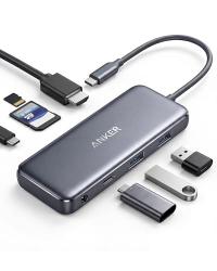 WishOf.Me - Anker USB C Hub - Praktisches Zubehör für MacBook, XPS uvm.