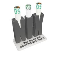 WishOf.Me - Nix Geburtstags Geschenk - Originelle Geldgeschenk Verpackung