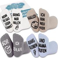 WishOf.Me - Belloxis Baby Socken 0-12 Monate - Lustige Geschenkideen für Babys