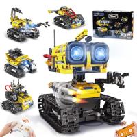 CUBIMANA Technik Roboter Bauspielzeug - 5 in 1 für Kinder