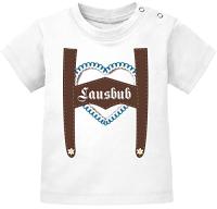 WishOf.Me - MoonWorks® Kurzarm Baby T-Shirt Lausbub aus Bio Baumwolle