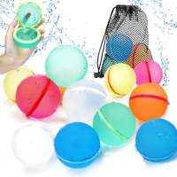 WishOf.Me - Wasserbomben Selbstschließend - 12 Wiederverwendbare Wasserballons