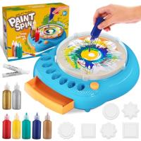 WishOf.Me - Kreatives TingingYuli Kunst-Set für Kinder - Farbe-Drehkunst-Maschine