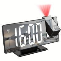 Verstellbarer LED-Projektionswecker mit Snooze-Funktion