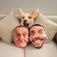 Personalisierte Foto-Kissen für humorvolle Deko